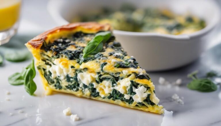 Sous Vide Spinach and Feta Frittata for The Biggest Loser Diet Breakfast