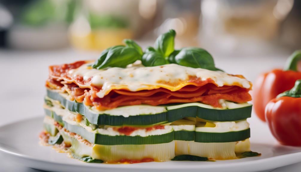 healthy lasagna with precision