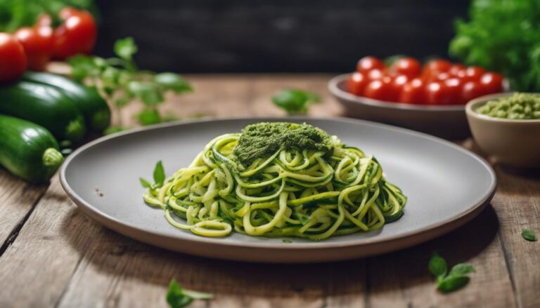 Sous Vide Zucchini Noodles With Pesto on the Biggest Loser Diet