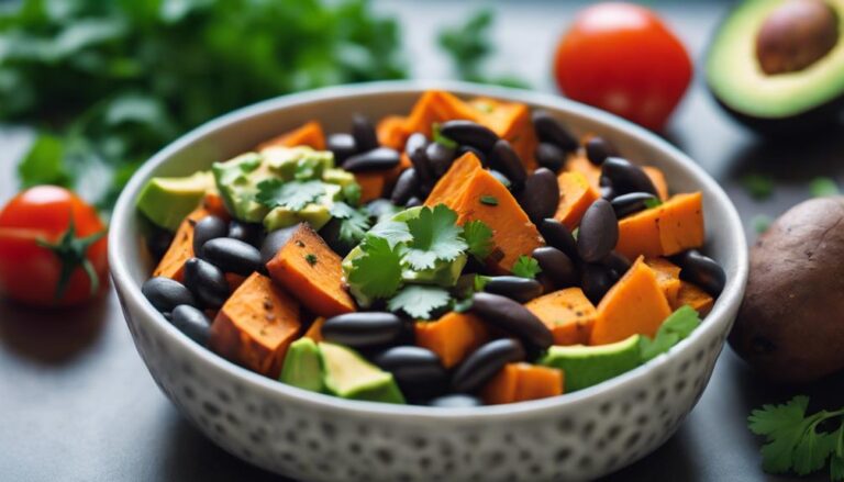 Sous Vide Sweet Potato and Black Bean Bowls for The Biggest Loser Diet Lunch