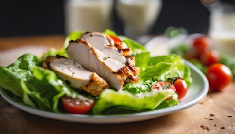 Sous Vide Grilled Chicken Caesar Salad: A Classic 5 Factor Diet Lunch