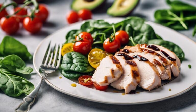 Lunch Treat: Sous Vide Low-Glycemic Spinach and Chicken Salad