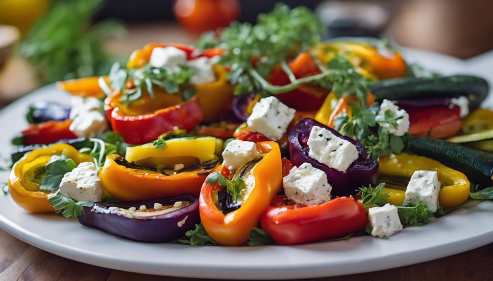 healthy lunch with sous vide vegetables