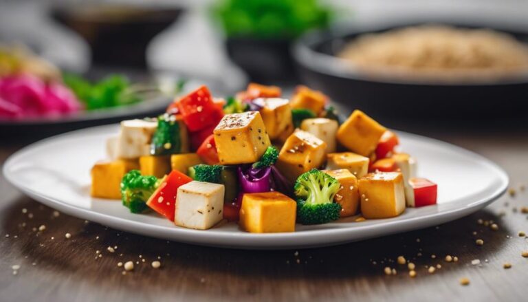 Sous Vide Tofu and Veggie Stir-Fry for The Biggest Loser Diet Lunch