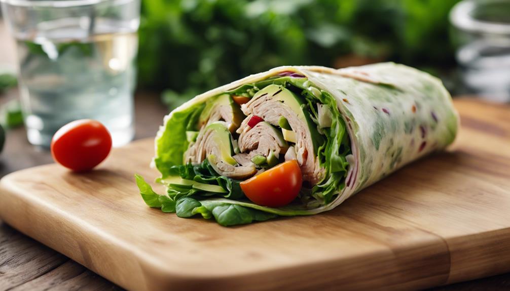 healthy lunch wrap recipe