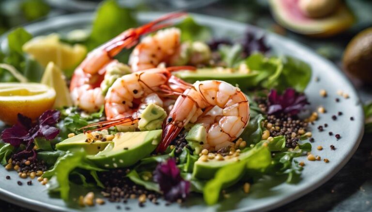 Midday Treat: Sous Vide Shrimp and Avocado Salad for Weight Loss