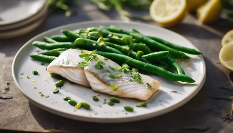 Sous Vide White Fish With Green Beans: a Light 5 Factor Diet Dinner