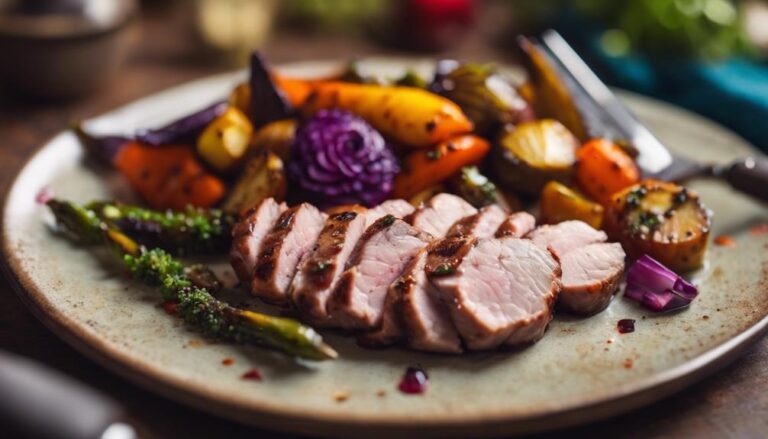 Sous Vide Pork Tenderloin With Roasted Vegetables on the Biggest Loser Diet