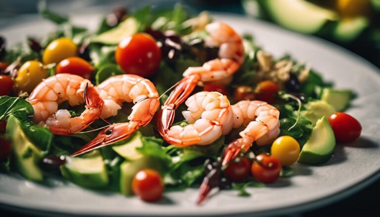 Lectin-Free Midday Meal: Sous Vide Shrimp and Avocado Salad