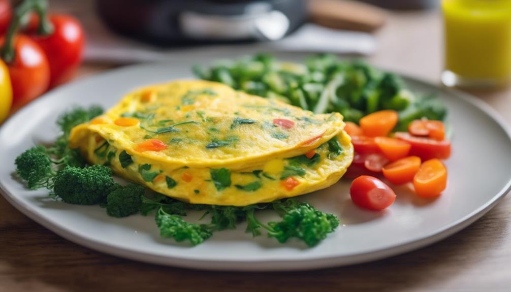 healthy sous vide omelette