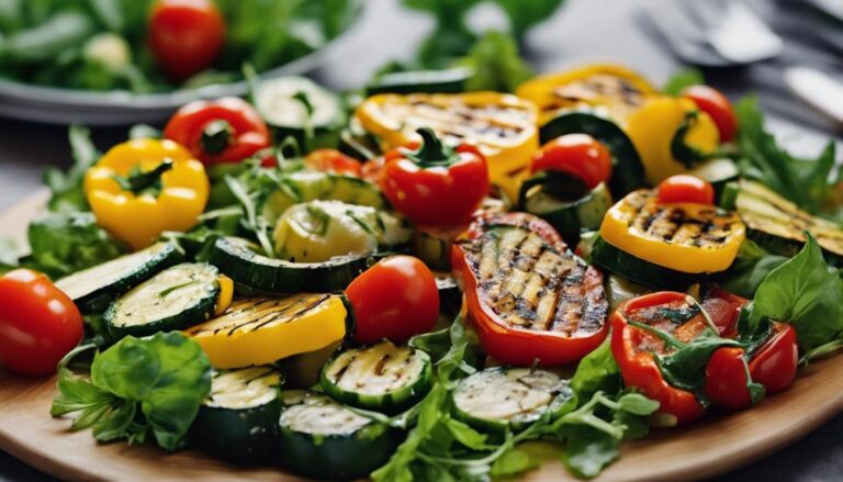 Sous Vide Grilled Vegetable Salad for The Biggest Loser Diet Lunch