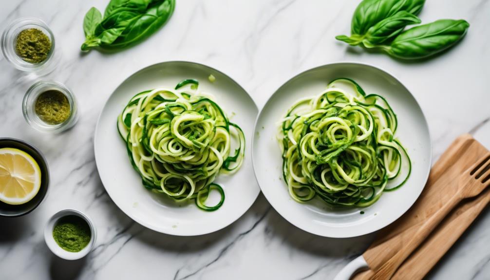 healthy spiralized vegetable dishes