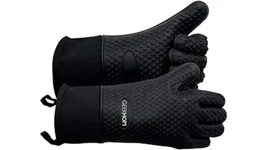 heat resistant x large silicone gloves