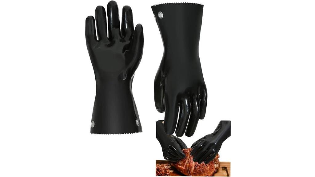 insulated waterproof grilling gloves