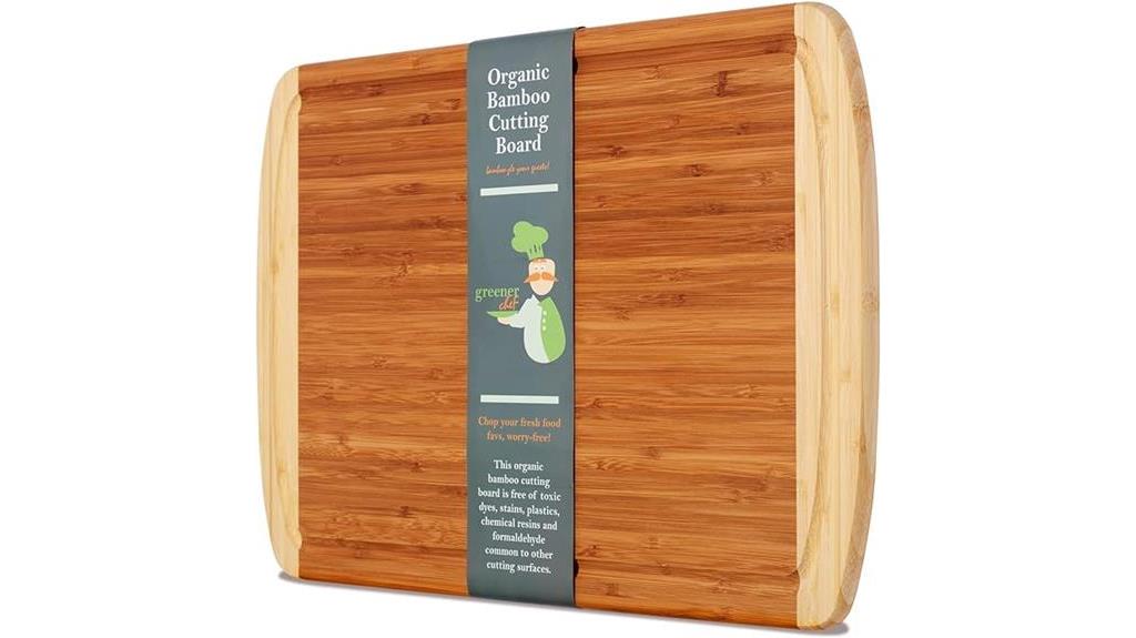 large bamboo cutting board