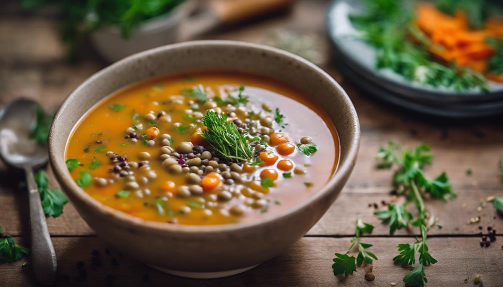 lentil soup favorites listed