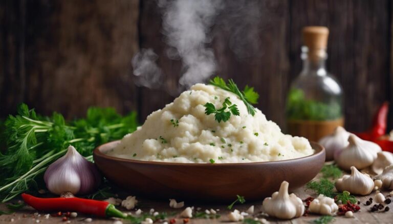 Sous Vide Garlic Mashed Cauliflower for The Biggest Loser Diet Side