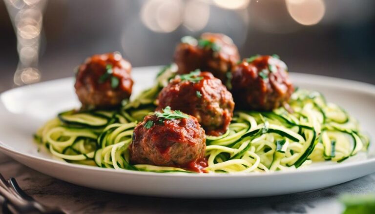 Sous Vide Turkey Meatballs With Zoodles: a Low-Carb 5 Factor Diet Dinner