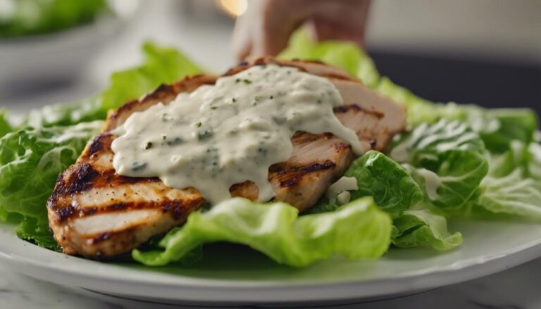 Sous Vide Grilled Chicken Caesar Salad: A Classic Military Diet Lunch