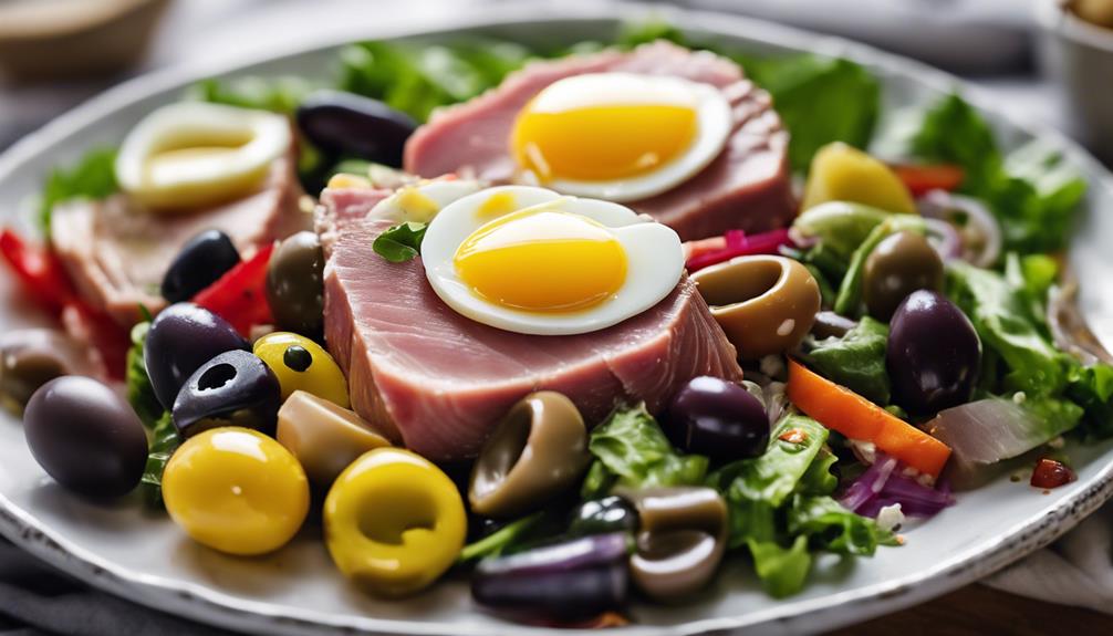 nicoise salad with tuna