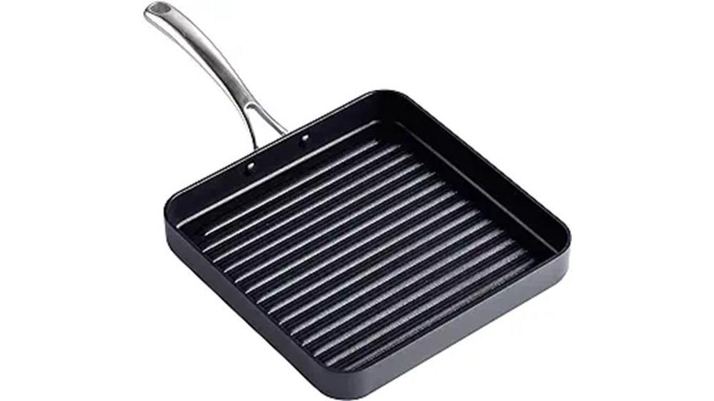 nonstick square grill pan