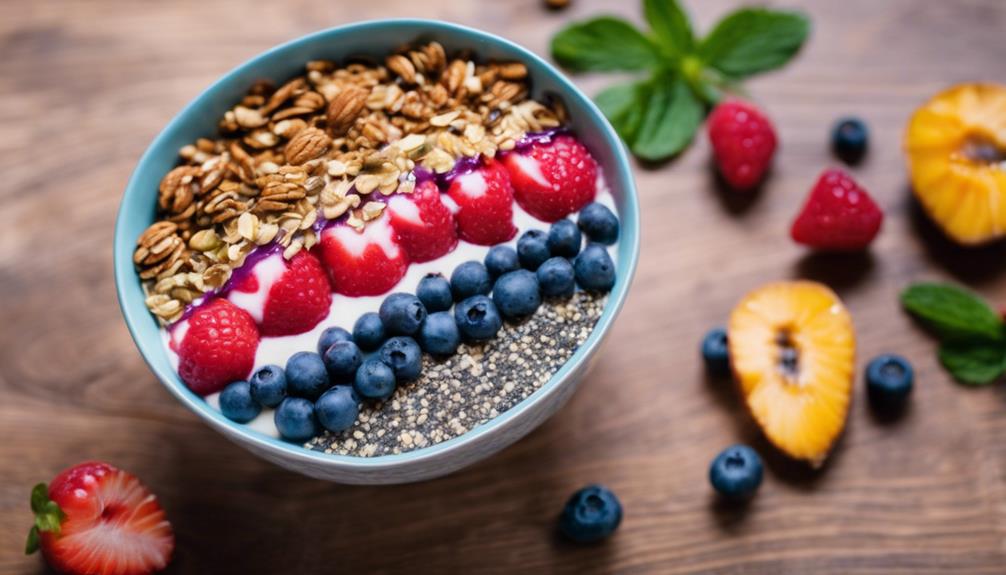 nutritious berry smoothie bowl