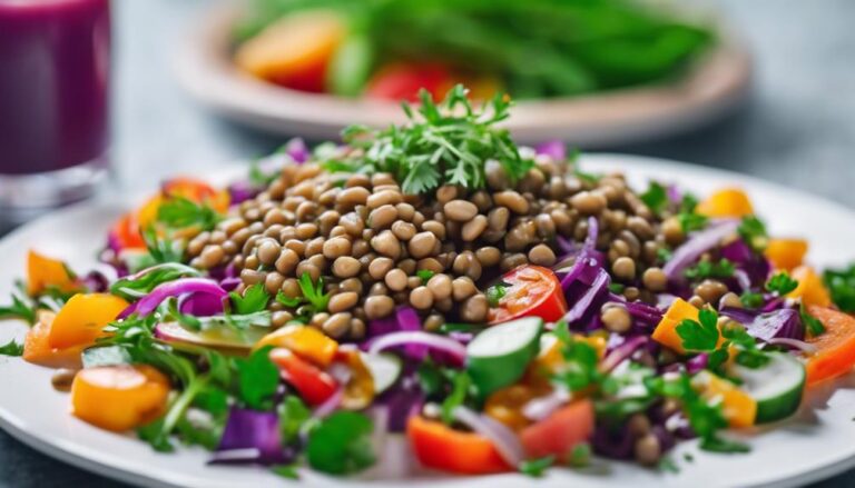 Midday Meals: SlimFast and Sous Vide Lentil Salad