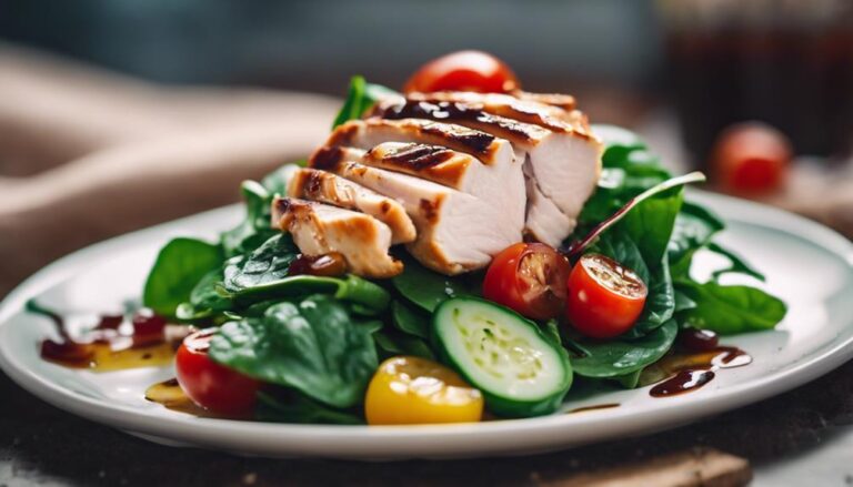 Lunch Delight: Sous Vide Chicken and Spinach Salad for a Fast Metabolism