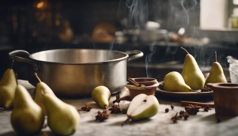 pear poaching historical origins