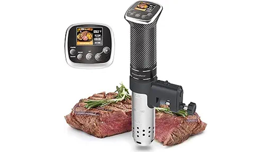 precision sous vide cooking device