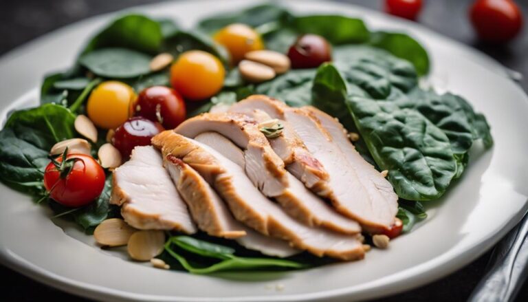 Sous Vide Turkey and Spinach Salad: A Protein-Packed 5 Factor Diet Lunch