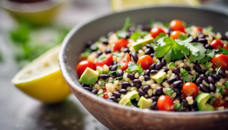 Sous Vide Quinoa and Black Bean Salad: A Protein-Rich 5 Factor Diet Lunch