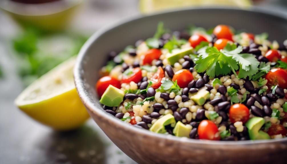 protein rich sous vide salad