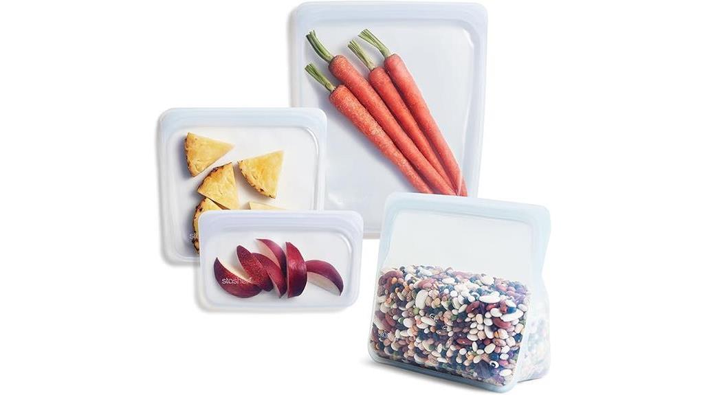 reusable food grade silicone bags