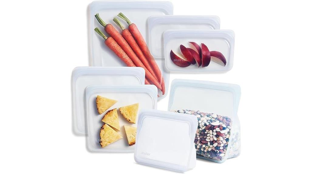 silicone food storage bundle