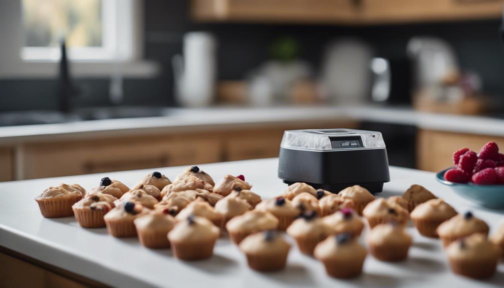 sous vide almond muffins