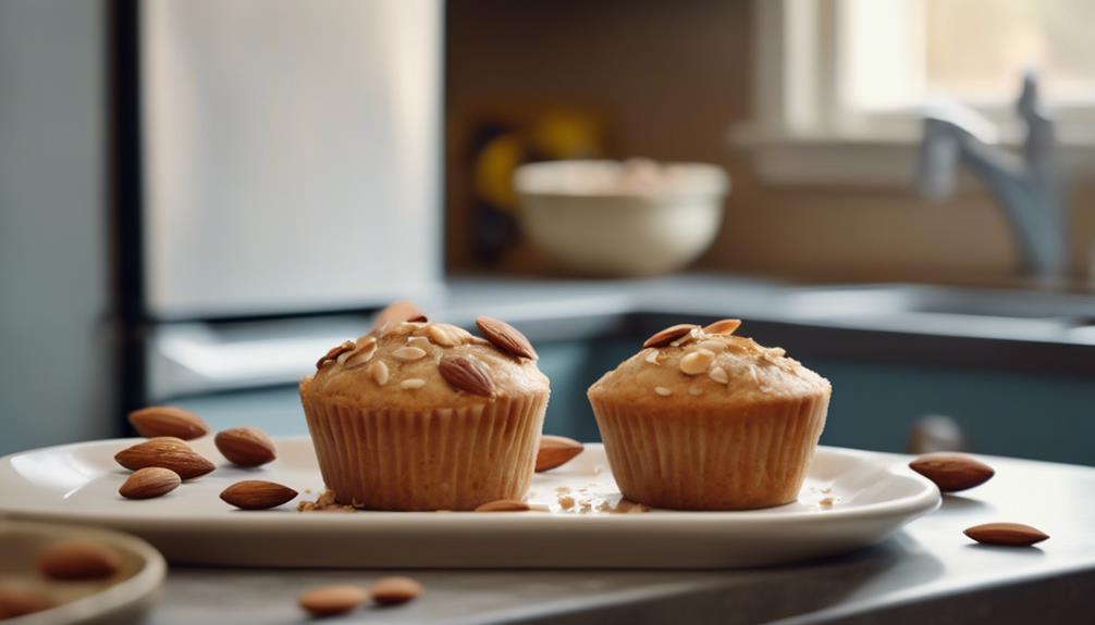 sous vide almond muffins