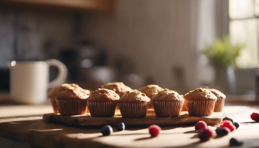 sous vide almond muffins