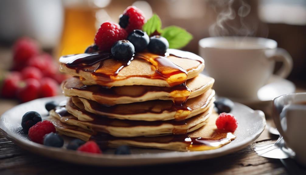 sous vide almond pancakes