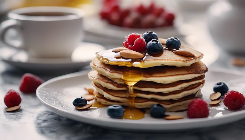 sous vide almond pancakes