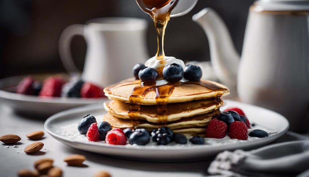 sous vide almond pancakes