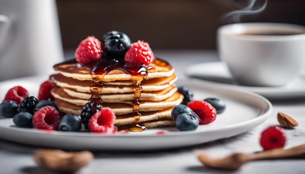 sous vide almond pancakes