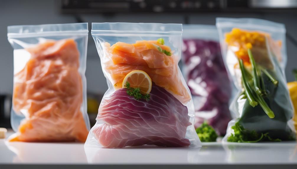 sous vide bags for delicate foods