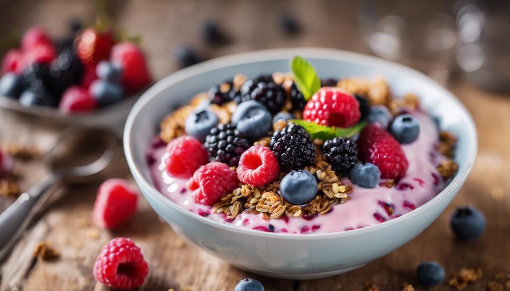 sous vide berry yogurt