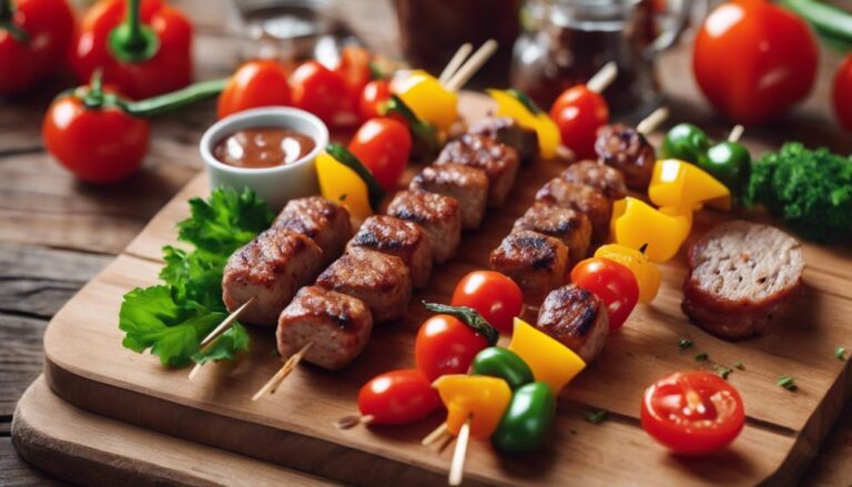 Sous Vide Breakfast Sausage and Veggie Skewers: A Satisfying 5 Factor Diet Breakfast