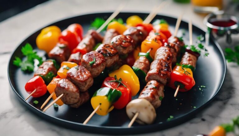 Sous Vide Breakfast Sausage and Veggie Skewers: A Military Diet Breakfast