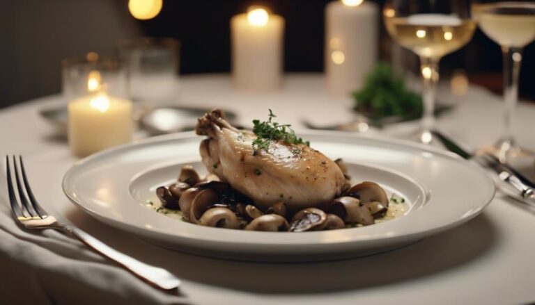 Evening Elegance: Sous Vide Mushroom and Garlic Butter Chicken