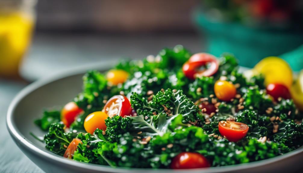 sous vide kale salad