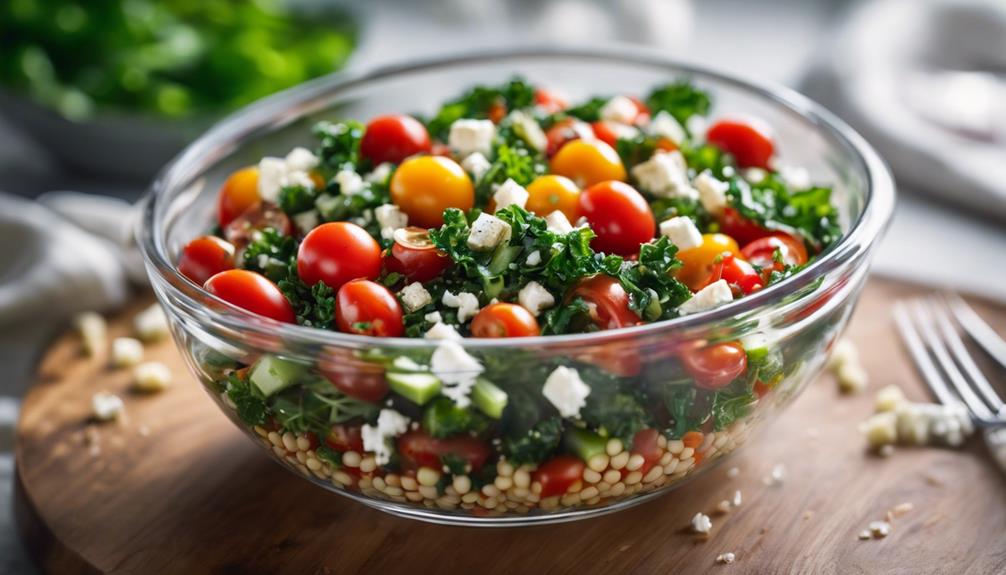 sous vide lentil salad