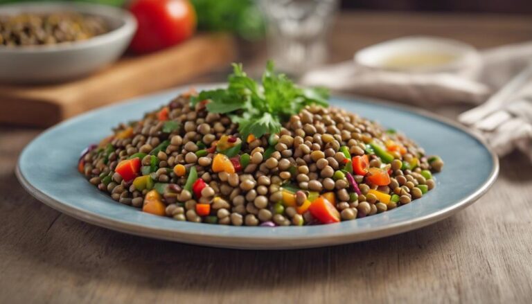 Midday Delight: Sous Vide Low-Glycemic Lentil Salad